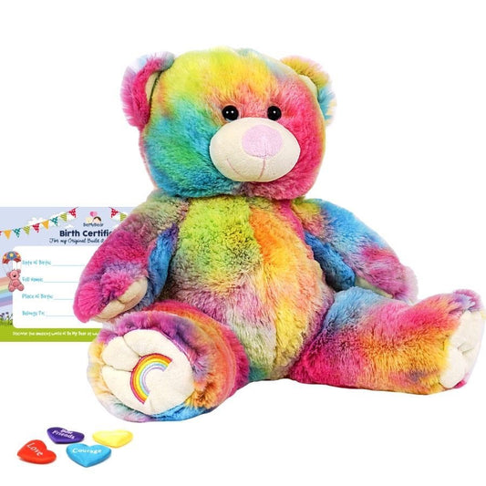 Rainbow Bear - Stuff & Fluff Plush