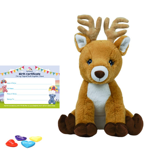 Reindeer - Stuff & Fluff Sitting Plush