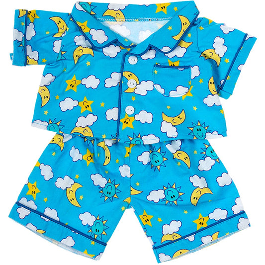 Blue Pyjamas - Stuff & Fluff Clothing