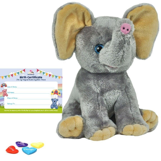 Ellie The Elephant - Stuff & Fluff Sitting Plush