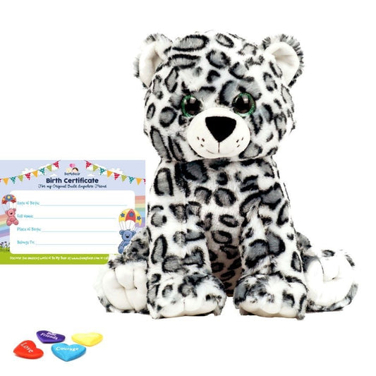 Storm The Snow Leopard - Stuff & Fluff Sitting Plush