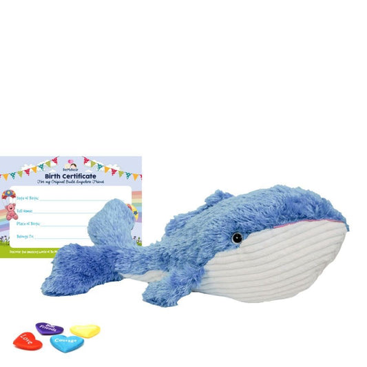 Bowie The Blue Whale - Stuff & Fluff Plush