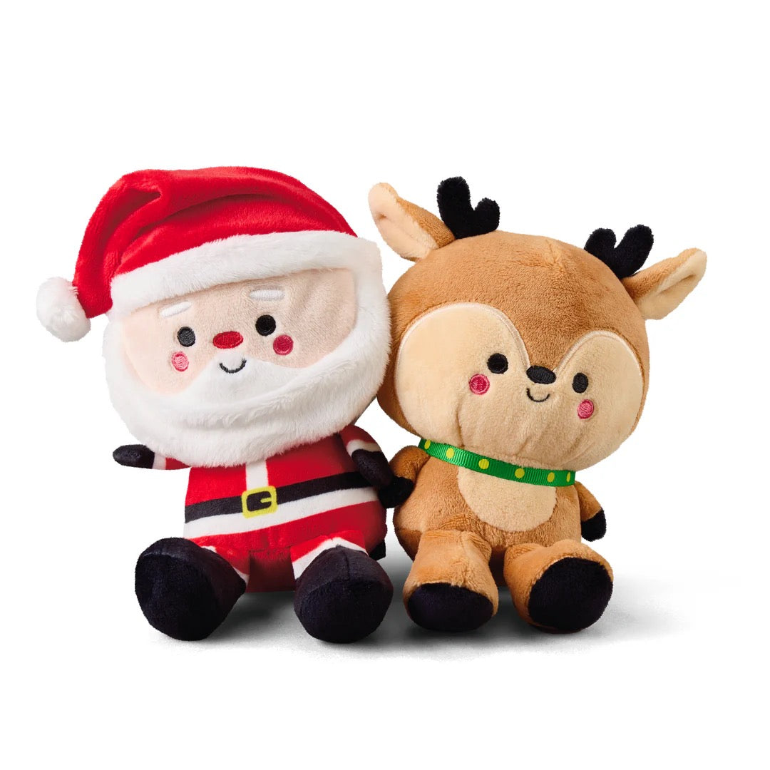 Santa & Reindeer Plush Hallmark Better Together