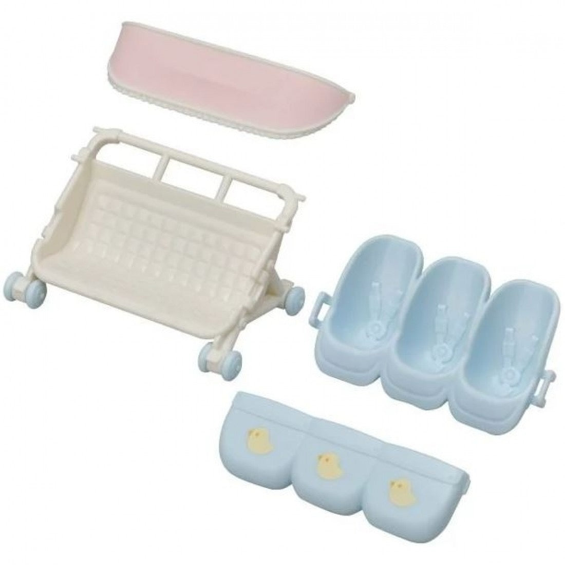 Sylvanian Families Triplets Stroller