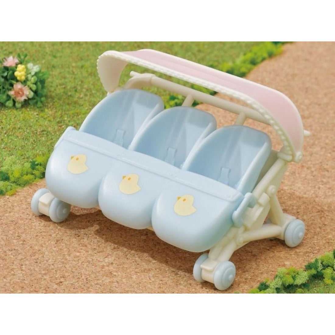 Sylvanian Families Triplets Stroller