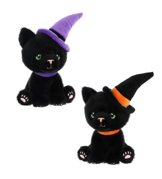 Keeleco Black Cat With Witches Hat
