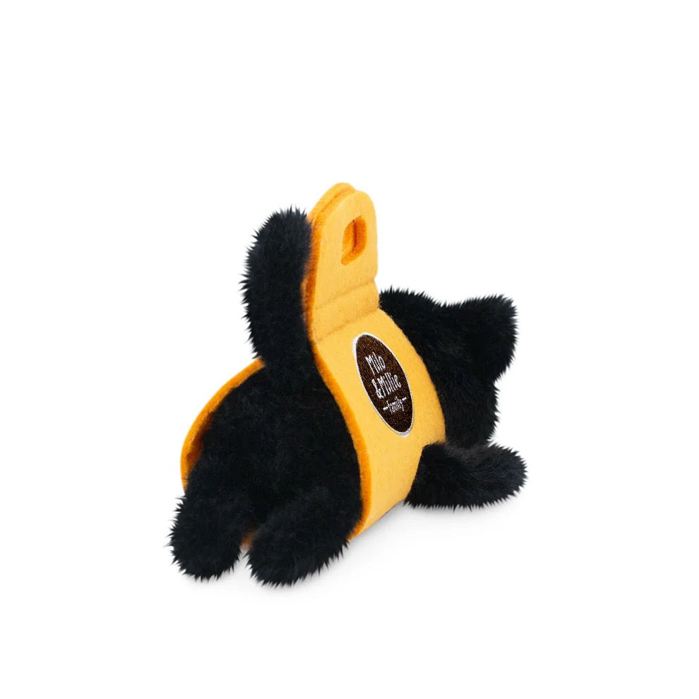 Black Fur Kitten Plush - Orange Toys Milo & Millie Family