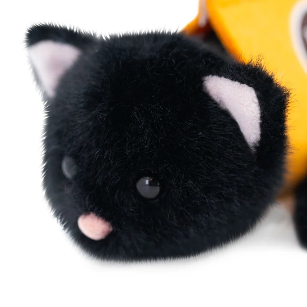 Black Fur Kitten Plush - Orange Toys Milo & Millie Family