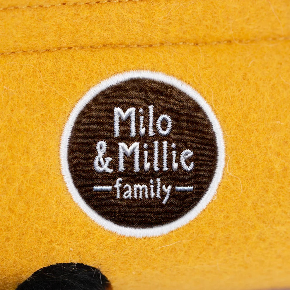 Black Fur Kitten Plush - Orange Toys Milo & Millie Family