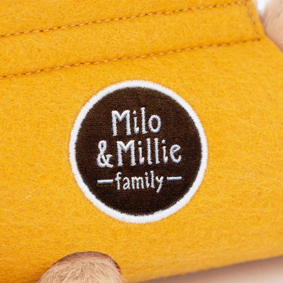 Beige Fur Kitten Plush - Orange Toys Milo & Millie Family