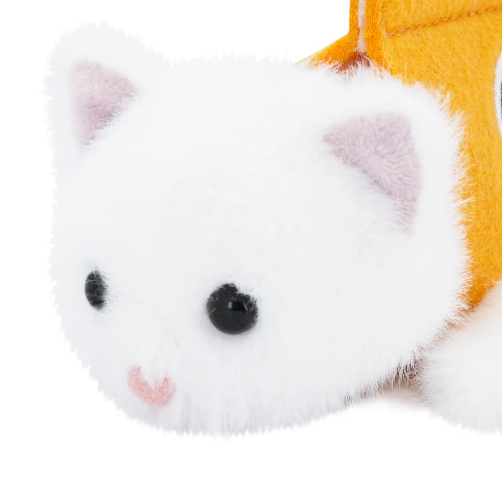 White Fur Kitten Plush - Orange Toys Milo & Millie Family