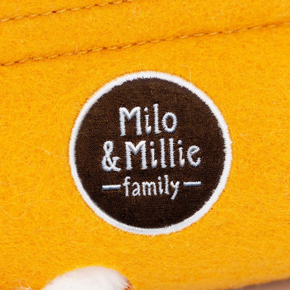 White Fur Kitten Plush - Orange Toys Milo & Millie Family