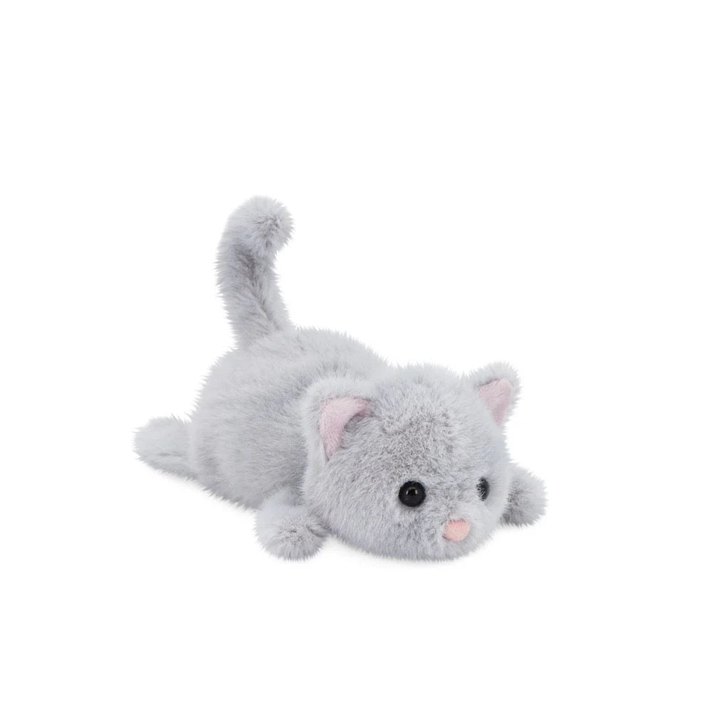 Grey Fur Kitten Plush - Orange Toys Milo & Millie Family