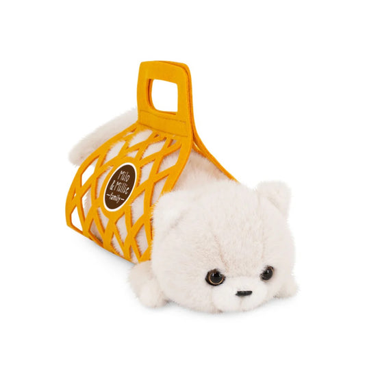 Milo The White Cat Plush (35cm & 56cm) - Orange Toys Milo & Millie Family