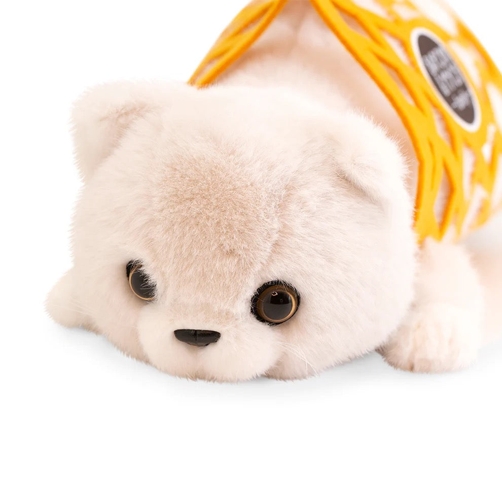Milo The White Cat Plush (35cm & 56cm) - Orange Toys Milo & Millie Family