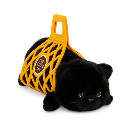 Milo The Black Cat Plush (35cm & 56cm) - Orange Toys Milo & Millie Family