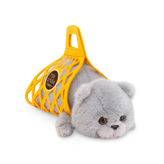 Milo The Grey Cat Plush (35cm & 56cm) - Orange Toys Milo & Millie Family