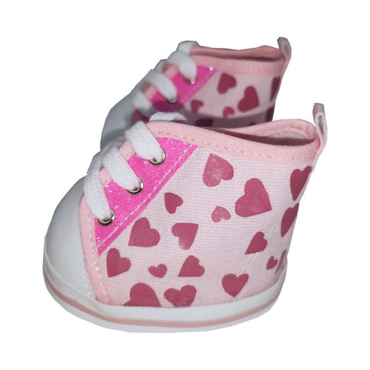 Pink Heart Shoes - Stuff & Fluff Clothing