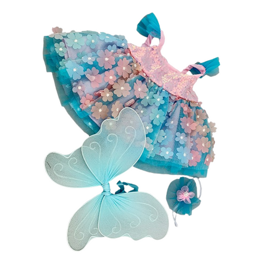 Butterfly Dress With Wings - Stuff & Fluff Clothing
