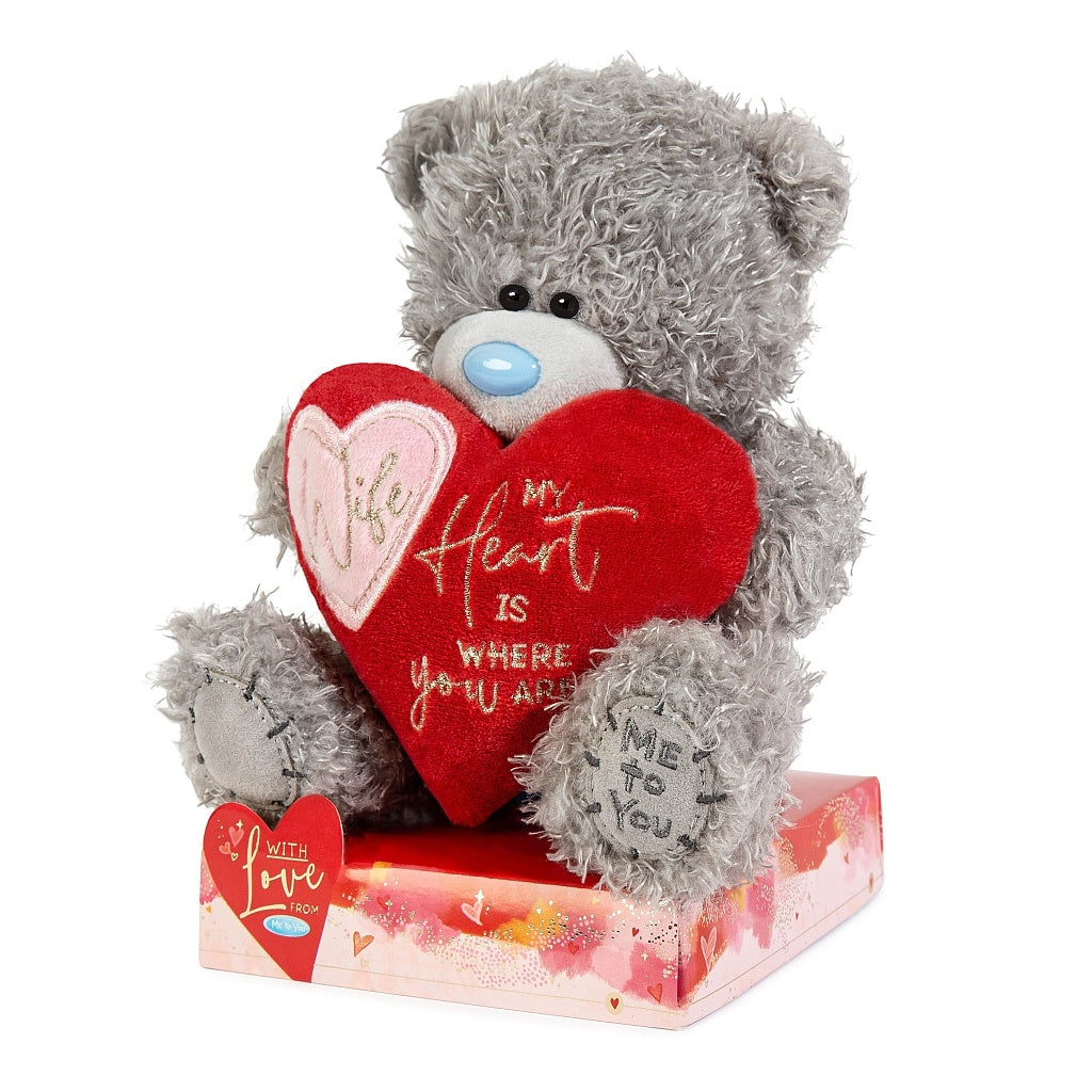 Me To You 'Wife My Heart Is Where You Are' Tatty Teddy