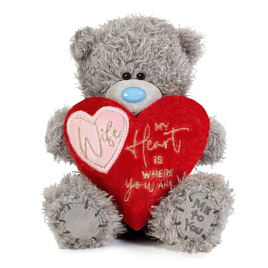 Me To You 'Wife My Heart Is Where You Are' Tatty Teddy