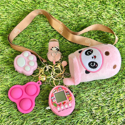 Boba The Panda Sensory Fidget Keychain - Loula’s Little Nursery