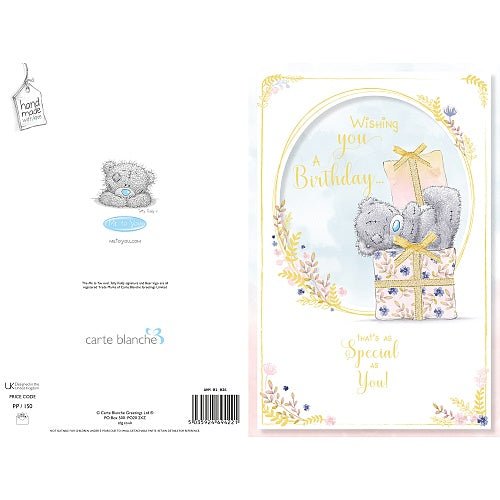Me To You Bear & Presents Birthday Card - Loula’s Little Nursery