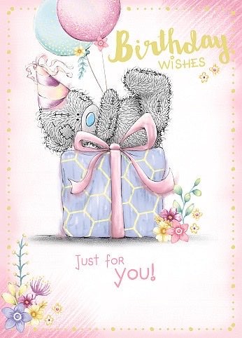 Me To You Pink Birthday Card - Loula’s Little Nursery