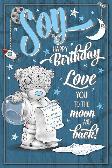 Me To You Son Birthday Card - Loula’s Little Nursery