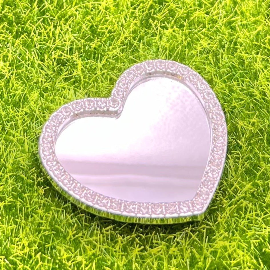 Mini Heart Mirror - Loula’s Little Nursery