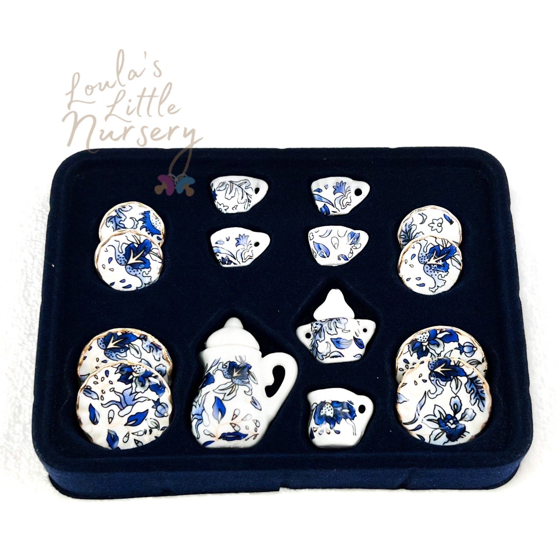 Miniature Tea Set - Loula’s Little Nursery