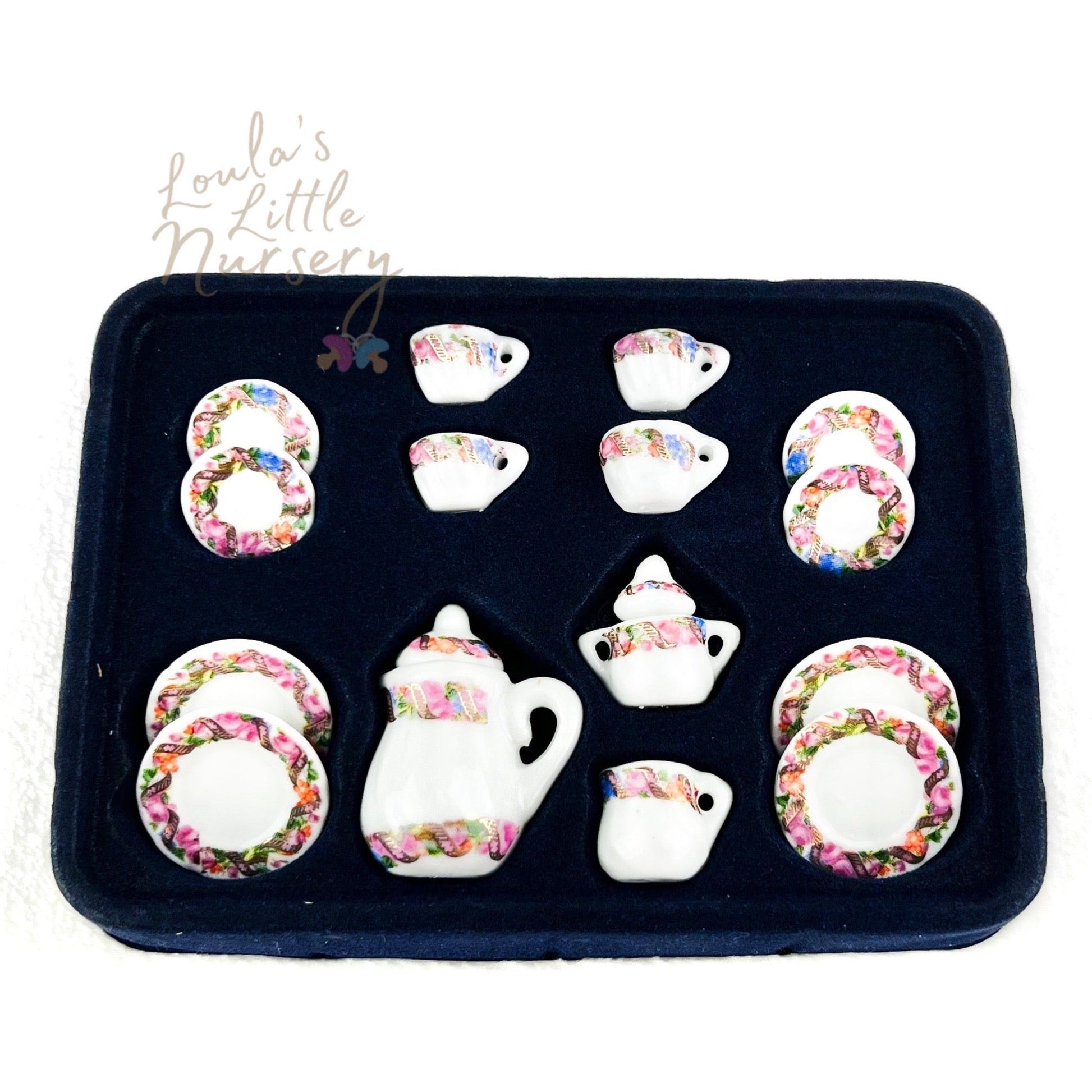 Miniature Tea Set - Loula’s Little Nursery