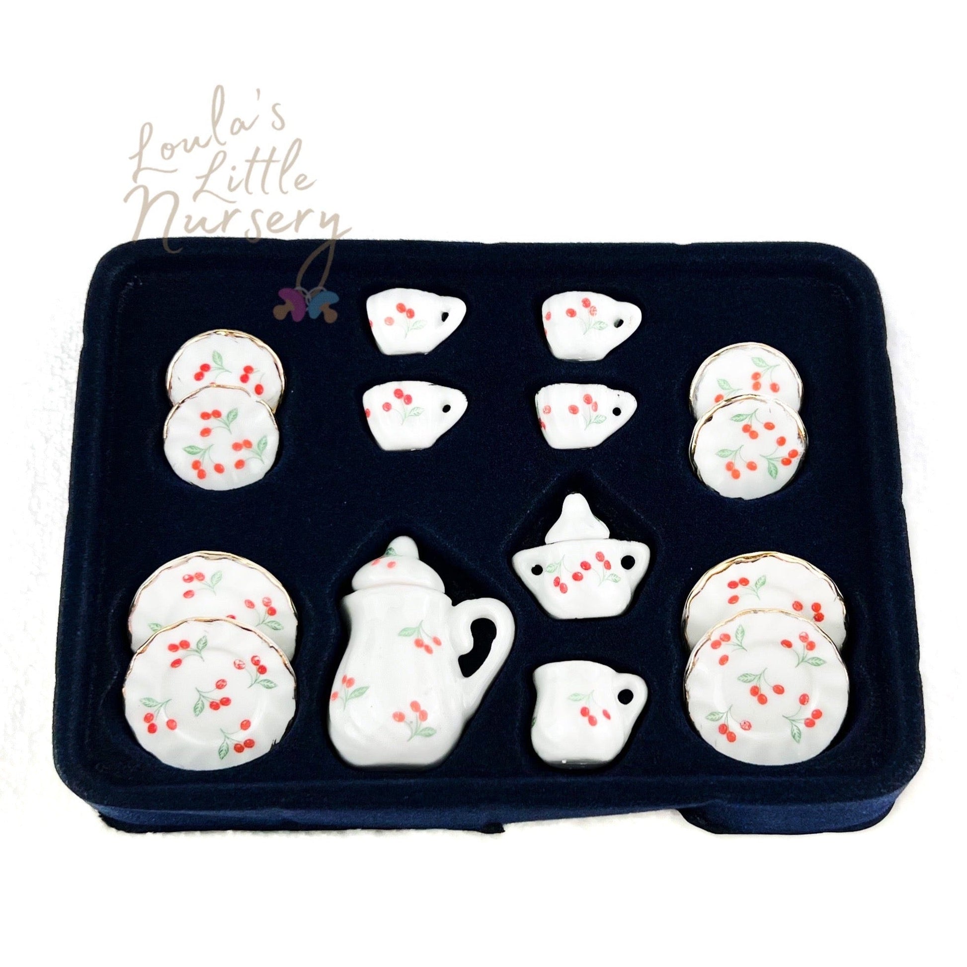 Miniature Tea Set - Loula’s Little Nursery