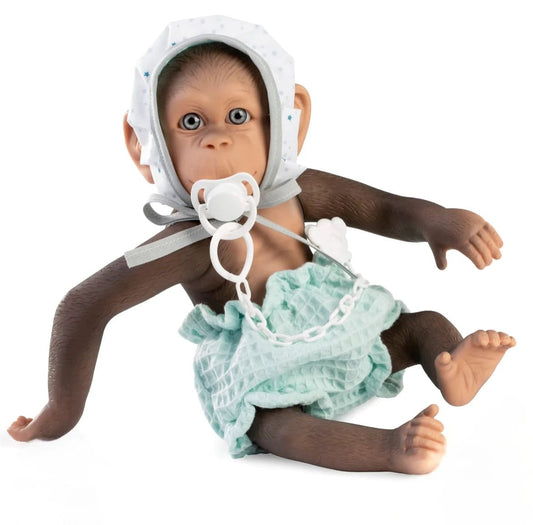 Reborn Monkey Mint Baby Outfit - Loula’s Little Nursery