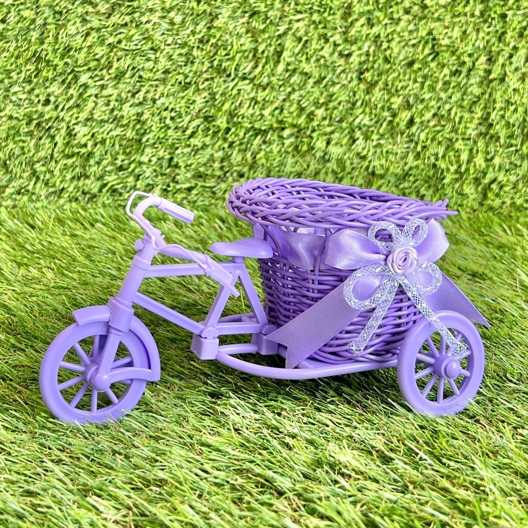 Wicker Display Bicycle - Loula’s Little Nursery